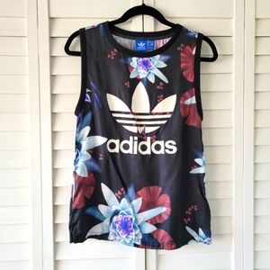 Adidas LOTUS P EX Lightweight Floral Tank Top Size XS